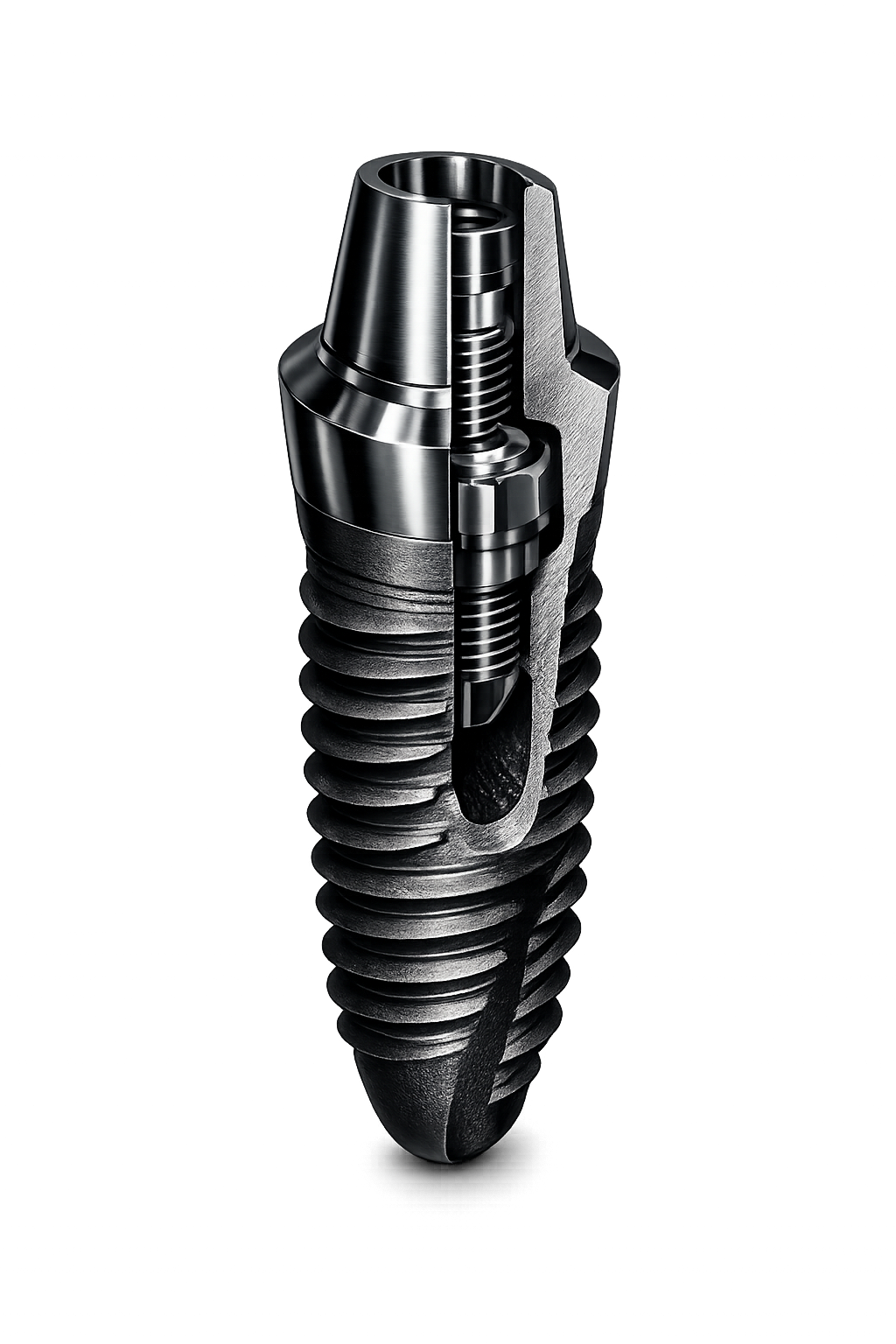 3D-рендер импланта 8dent в разрезе